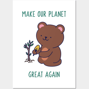 Make our Planet Great Again ! Posters and Art